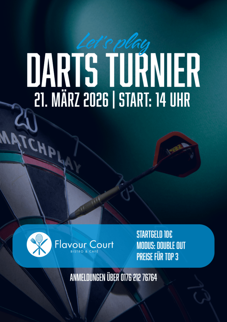 Darts Turnier im Flavour Court Hamburg - März 2026